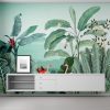 Flamingo Retreat Lush Tropics Wall Mural