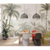 Misty Palm Tranquility Jungle Wallpaper