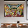 Srinivasa Kalyanam Crystal Glass Painting
