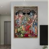 Ram Darbar Glory Crystal Glass Painting