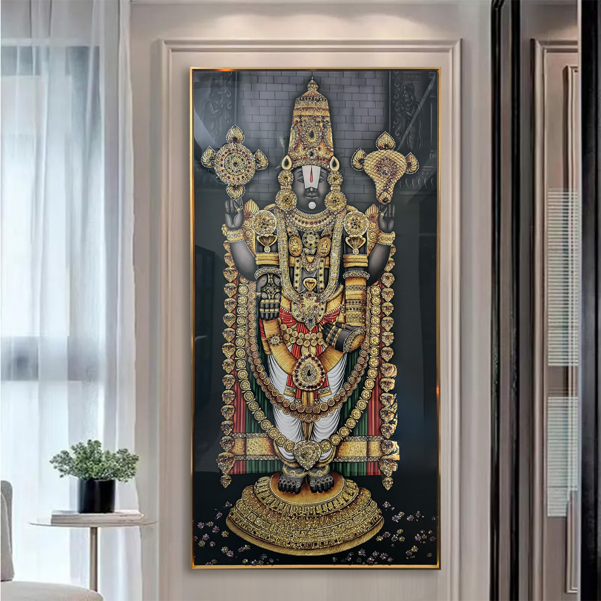 Balaji Eternal Splendor Crystal Glass Painting
