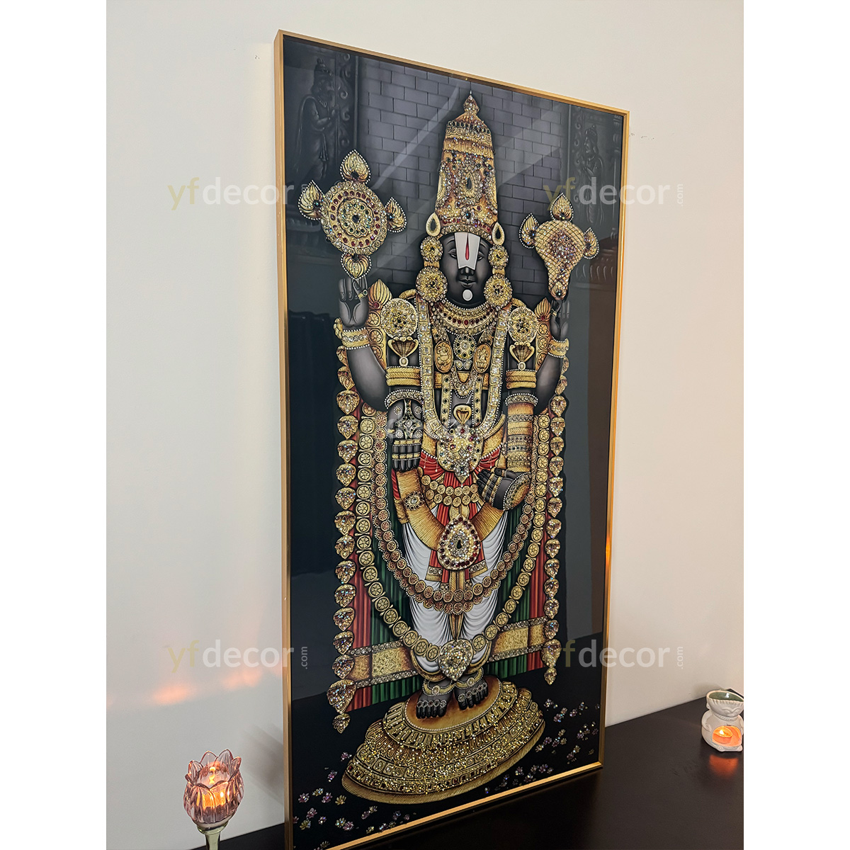Balaji Eternal Splendor Crystal Glass Painting - Image 4
