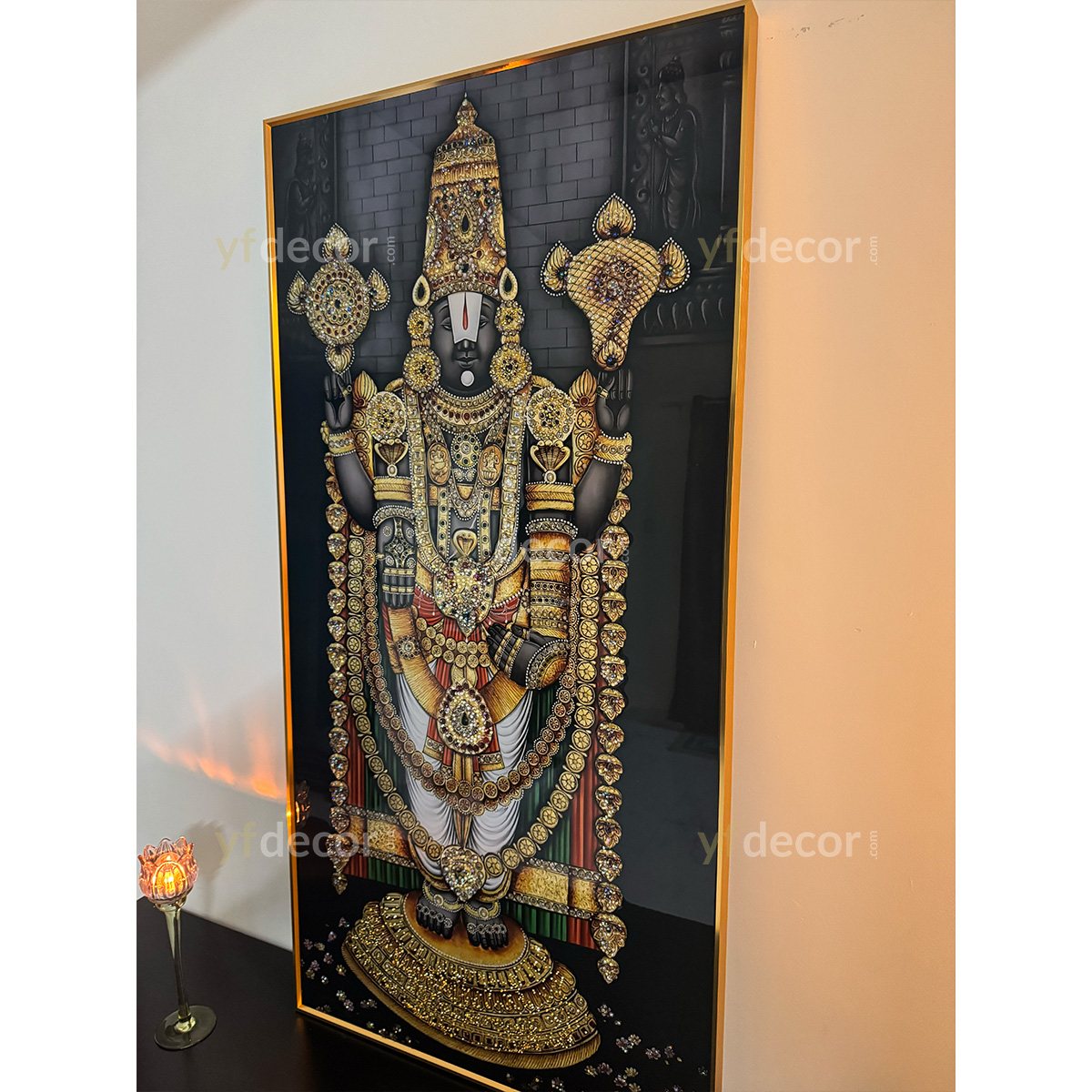 Balaji Eternal Splendor Crystal Glass Painting - Image 5