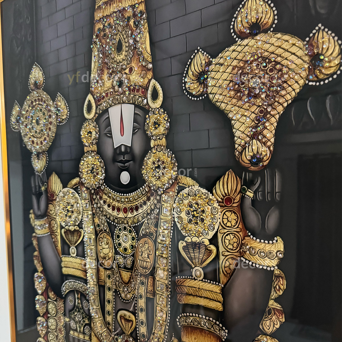 Balaji Eternal Splendor Crystal Glass Painting - Image 6