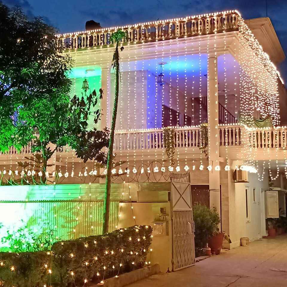 Fairy light decoration for navratri
