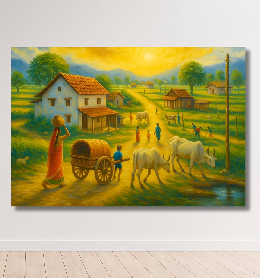 Rural India Painting