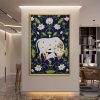 Lotus Bower Gau Mata & Calf Pichwai Art