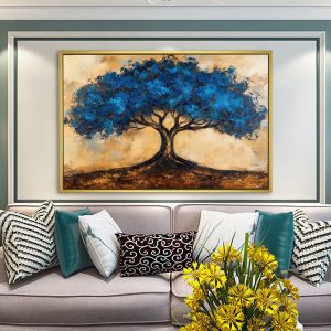 Indigo Grove Serenity Tree of Life Canvas Painting