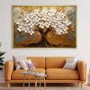 Pearl Blossom Tree of Life Canvas Painting