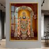 Lord Tirupati Balaji Acrylic Canvas Painting