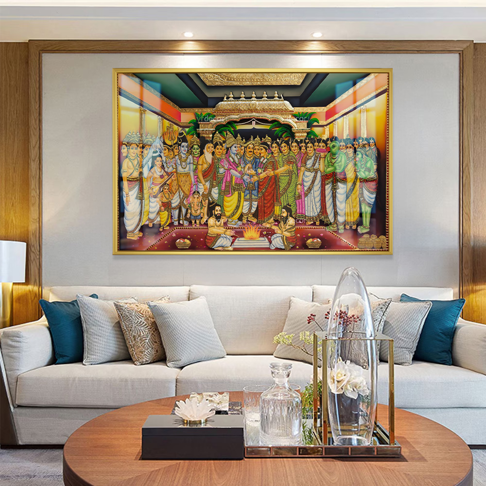 Srinivas Kalyanam Acrylic Canvas Painting