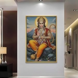 Majestic Hanuman Blessings Wall Art