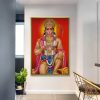 Radiant Hanuman Devotion Wall Art