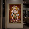 Powerful Hanuman Darshan Wall Art