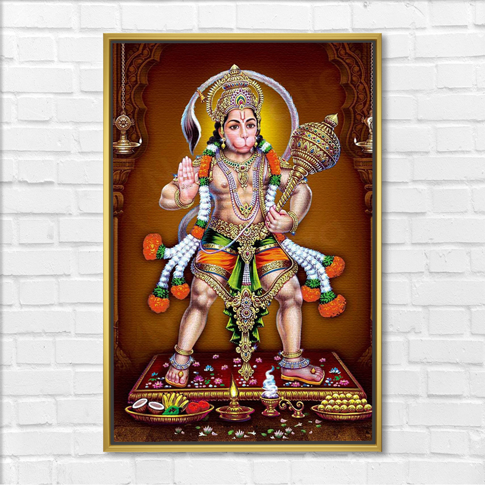 Powerful Hanuman Darshan Wall Art - Image 3