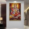 Lord Hanuman with Ram Sita Painting