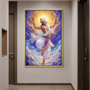 Glorious Hanuman in Divine Light Painting