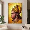Golden Radiance Hanuman Canvas Painting