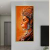 Ethnic Hanuman Side Glance Wall Art