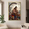 Storm Prayer Hanuman Modern Painting