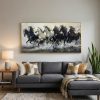 Silver Surf Seven Horses Vastu Crystal Painting