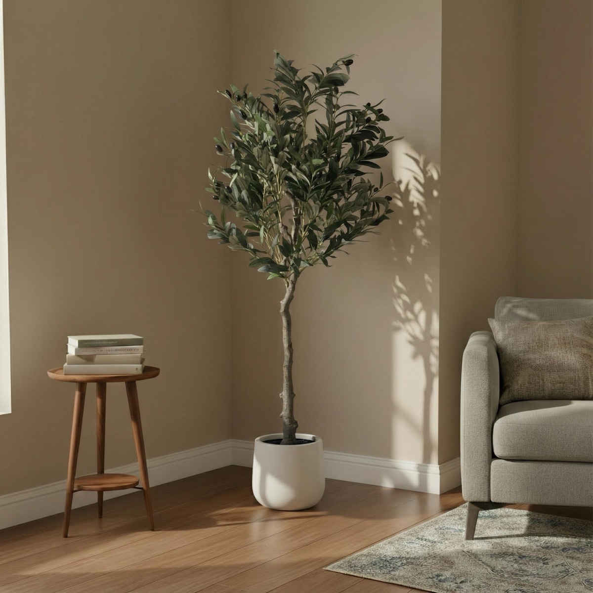 Tall Artificial Olive Tree Plant