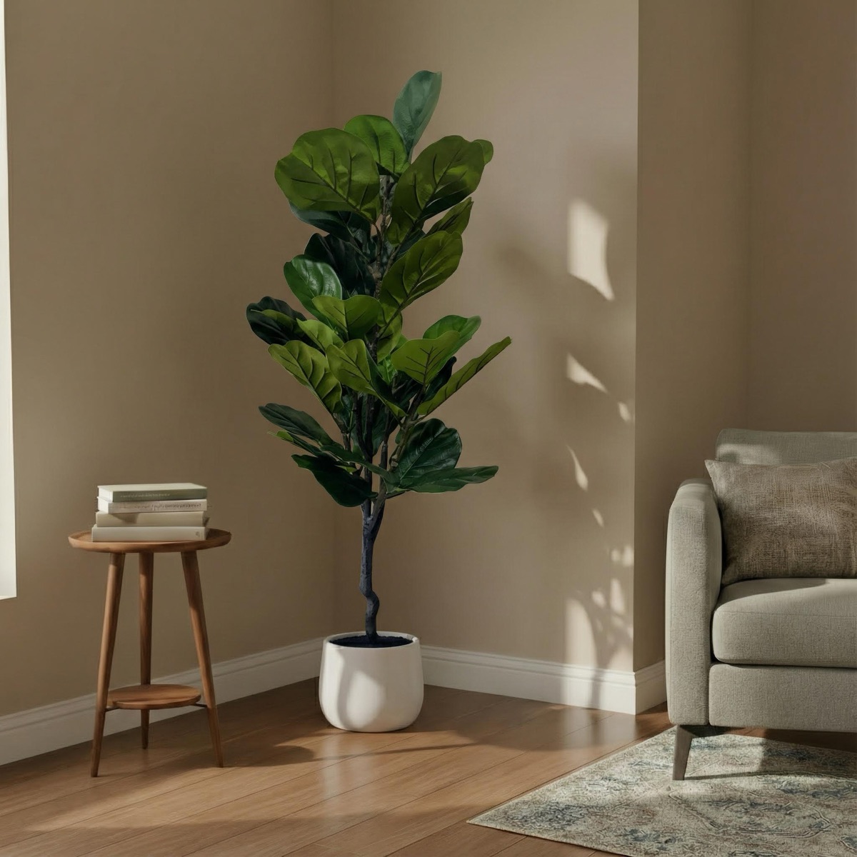 Fiddle Leaf Fig Artificial Plant - Image 2