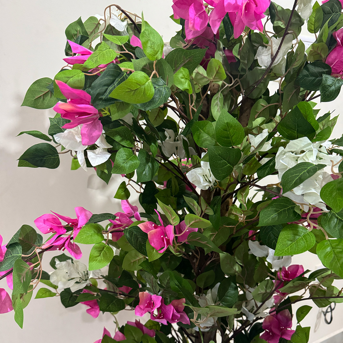 Artificial Pink White Bougainvillea Plant - Image 7