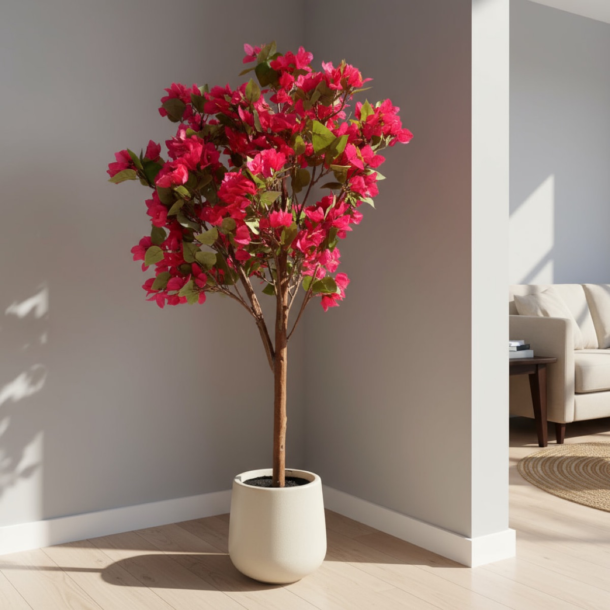 Tall Artificial Pink Bougainvillea Tree