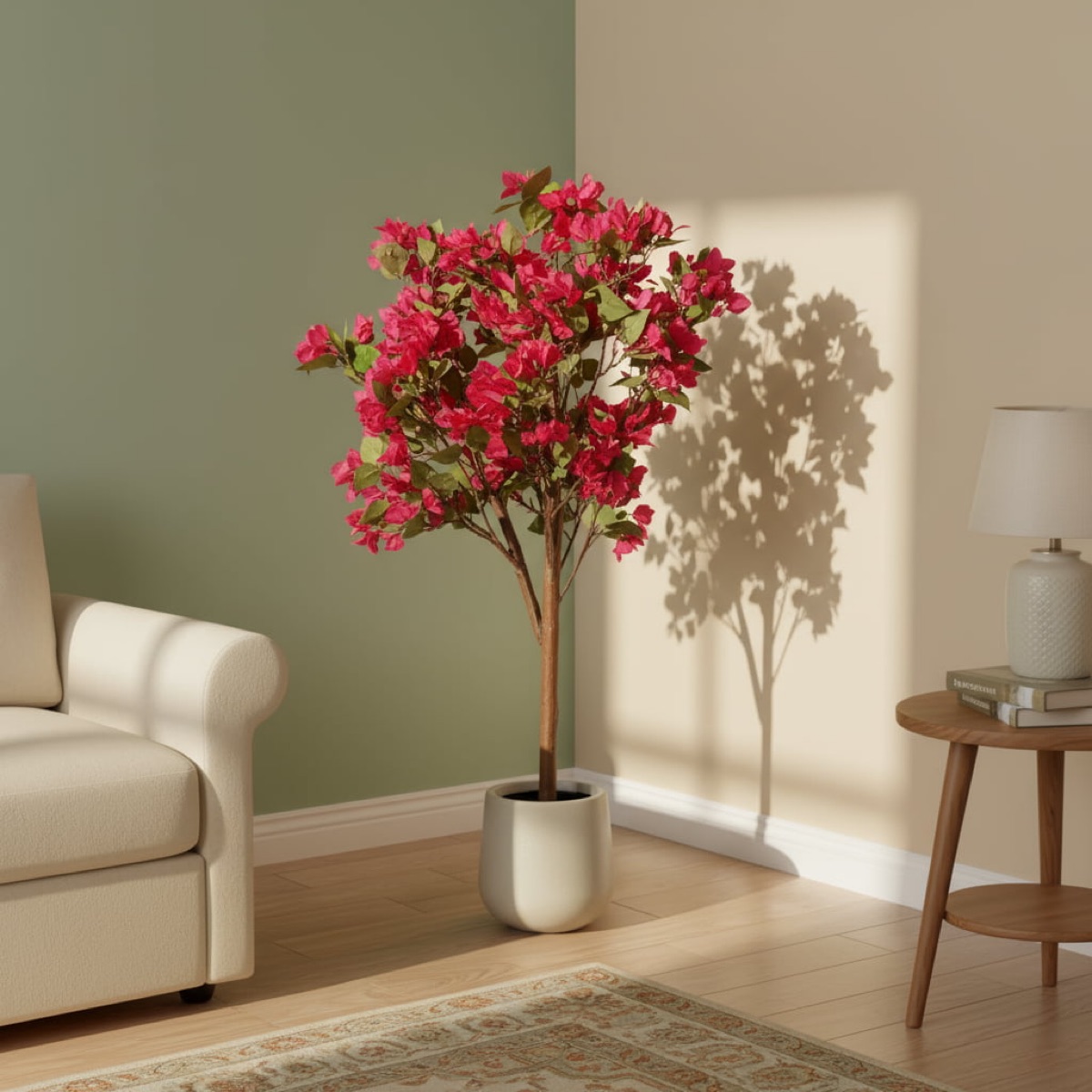 Tall Artificial Pink Bougainvillea Tree - Image 3
