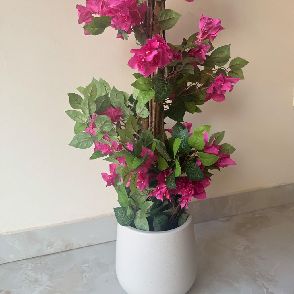 clean artificial plant leaves