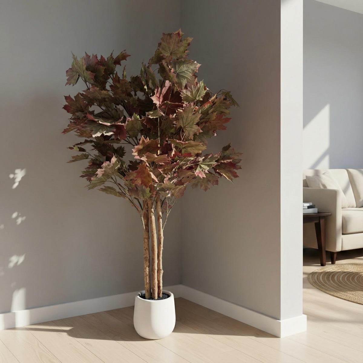 Artificial Red Autumn Maple Tree