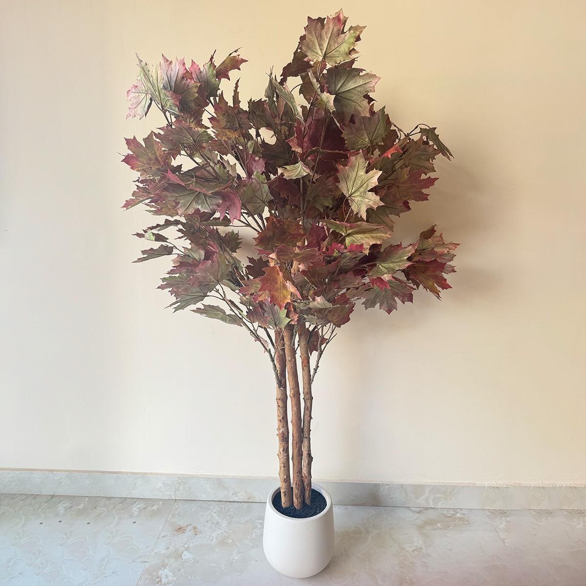 Artificial Red Autumn Maple Tree - Image 4