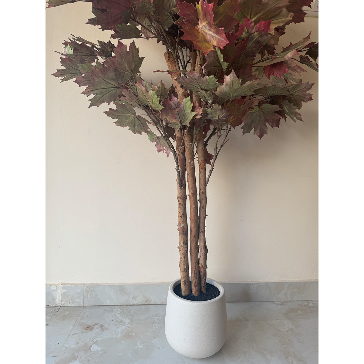 Artificial Red Autumn Maple Tree - Image 7