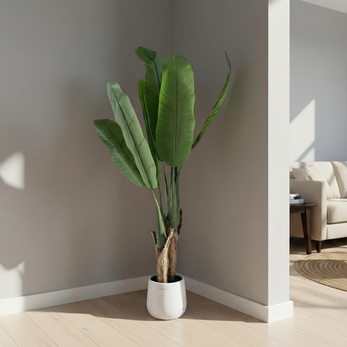 Artificial Tropical Travelers Banana Tree