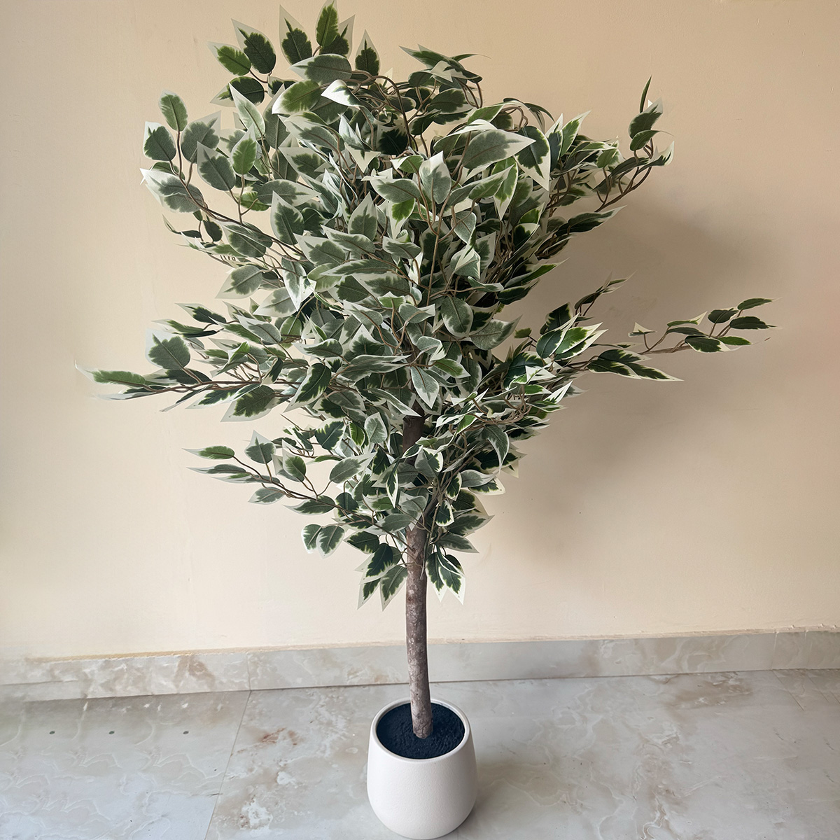 Artificial Variegated Ficus Tree Plant - Image 4