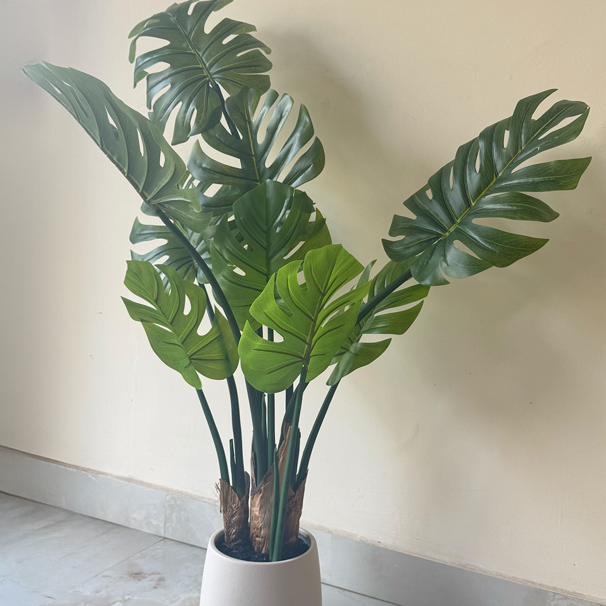 Monstera Deliciosa Floor Artificial Plant - Image 6