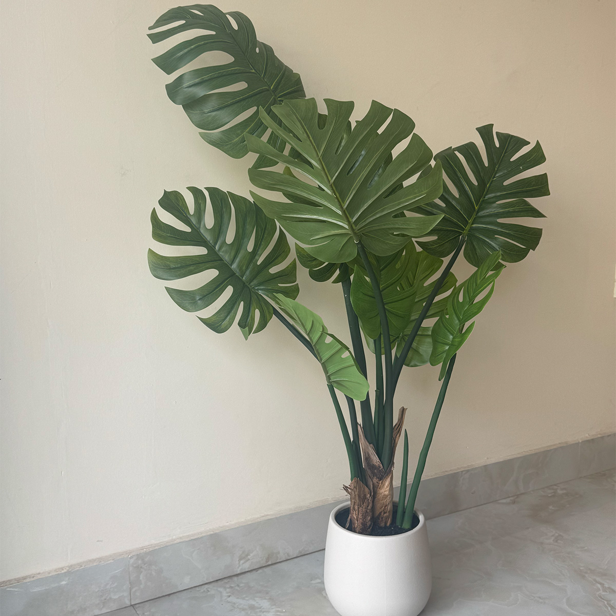Monstera Deliciosa Floor Artificial Plant - Image 7