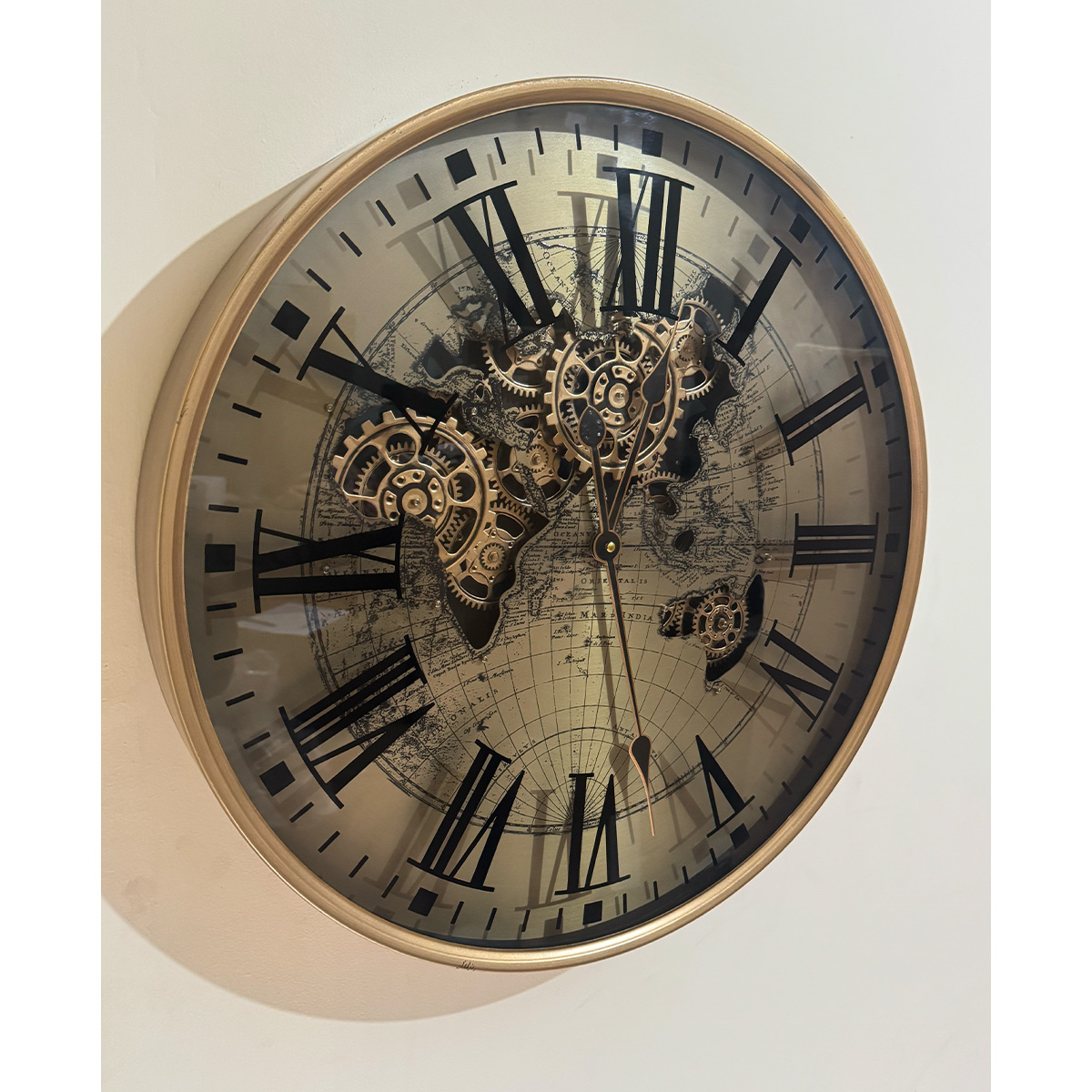 Mechanical Atlas Moving Gear Wall Clock - Image 4