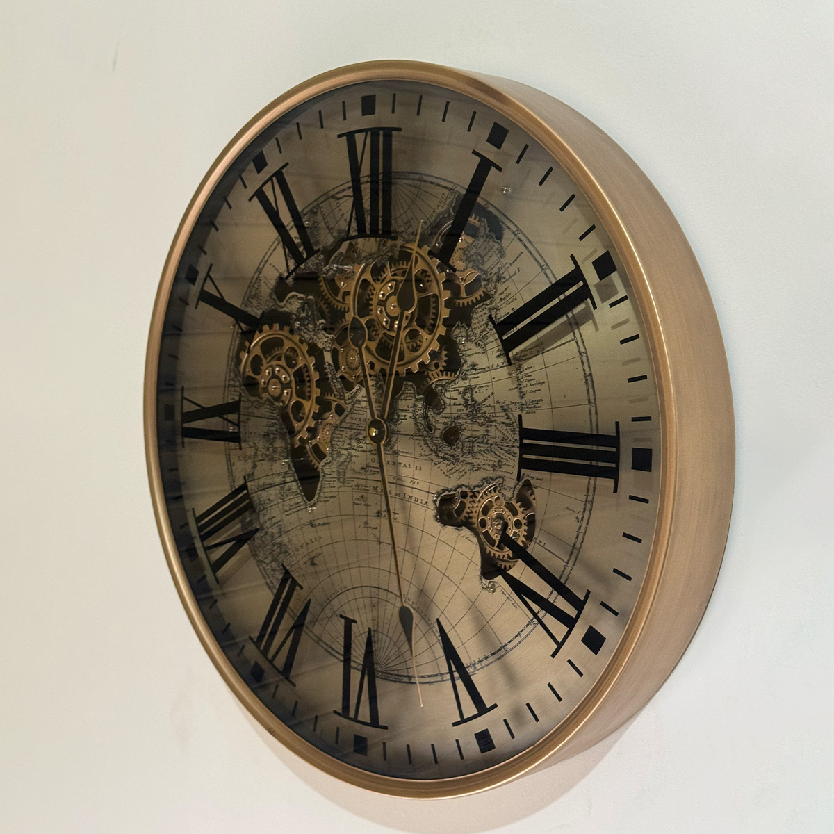 Mechanical Atlas Moving Gear Wall Clock - Image 5