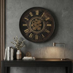 National Geographic Premium Moving Gear Clock