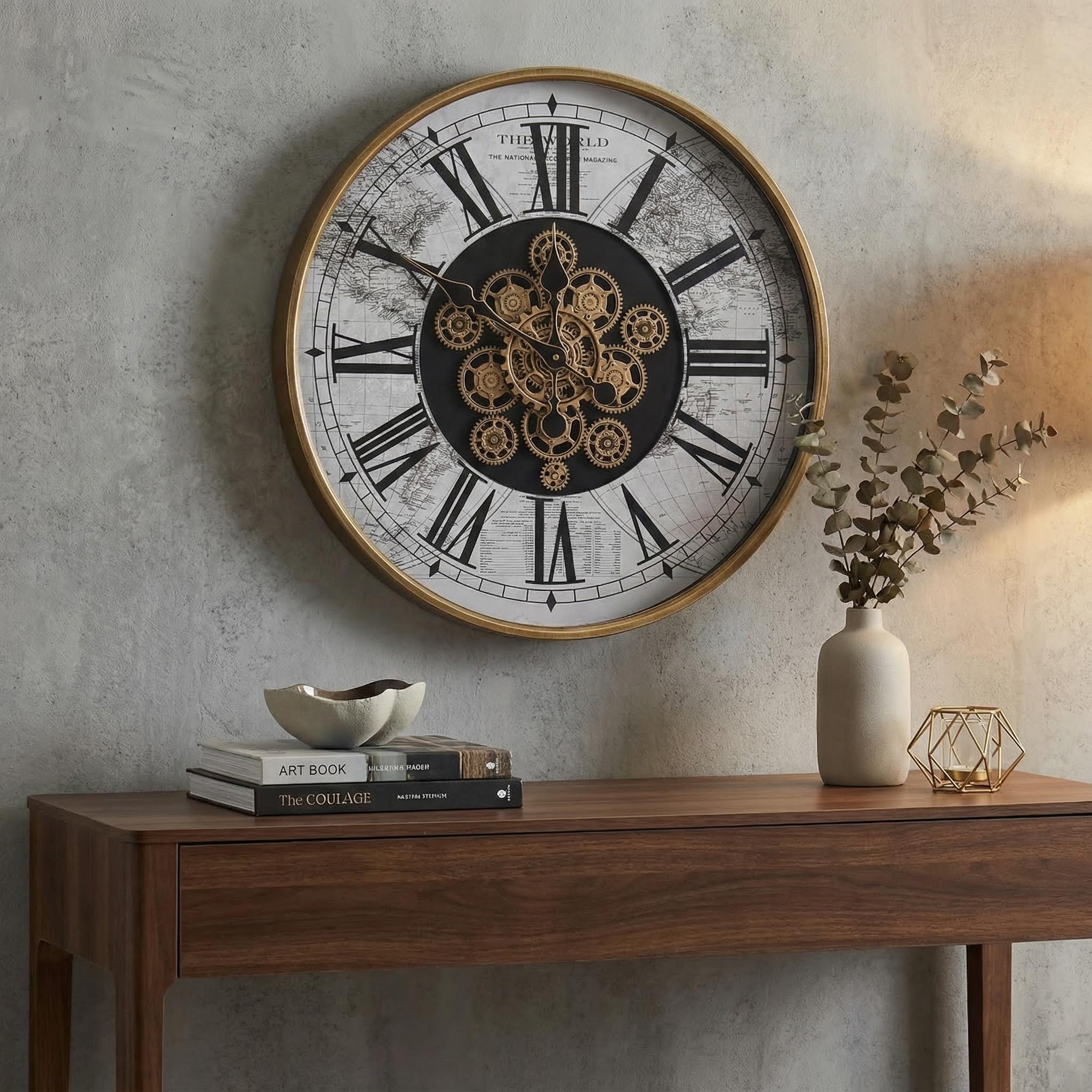 The Timekeeper's Atlas Moving Gear Clock - Image 2