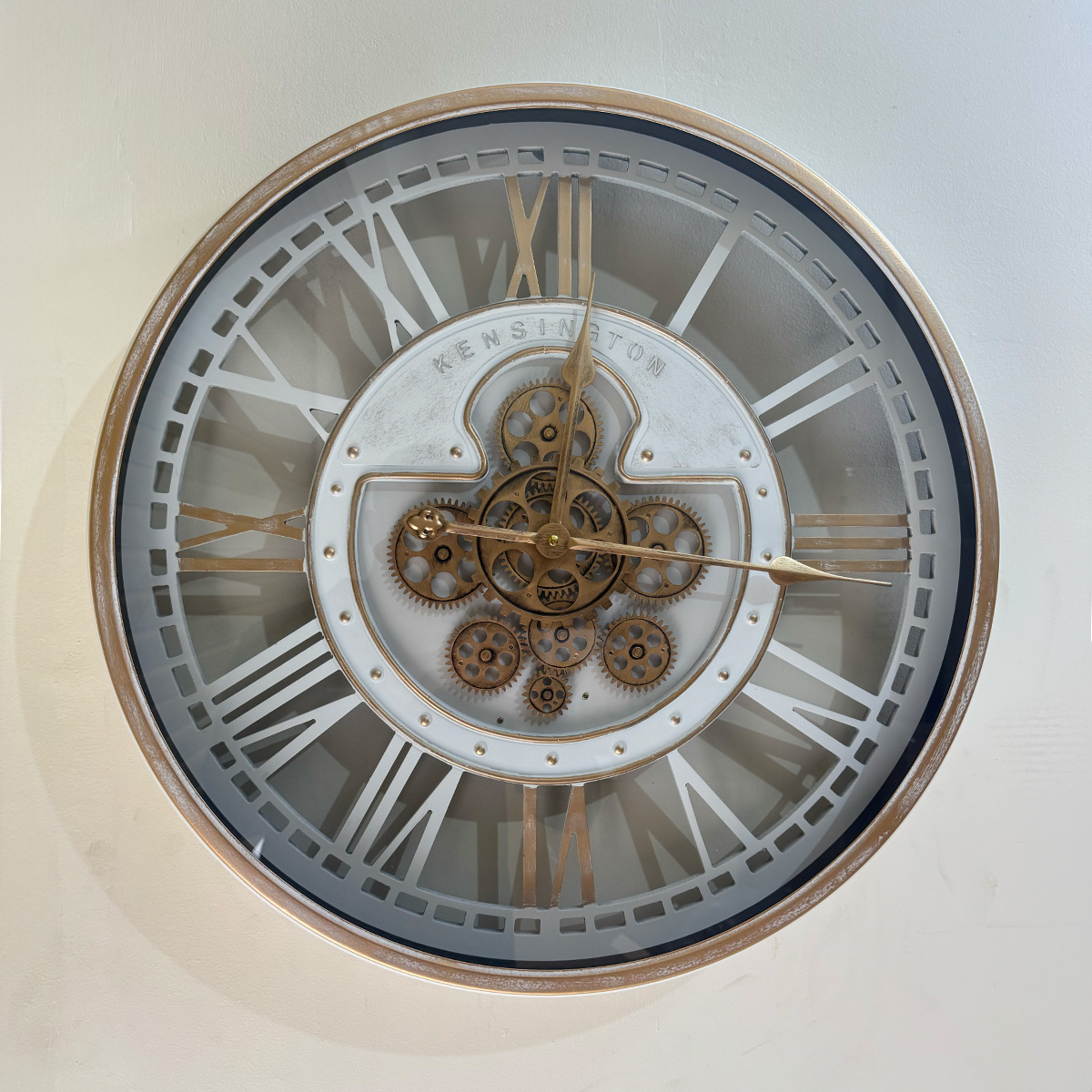 Open Heart Kensington Gear Wall Clock - Image 3