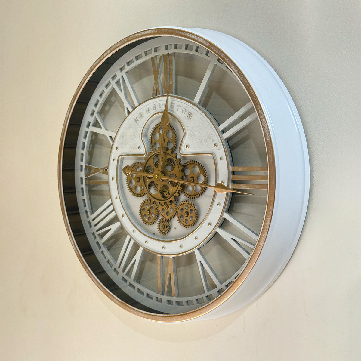 Open Heart Kensington Gear Wall Clock - Image 4