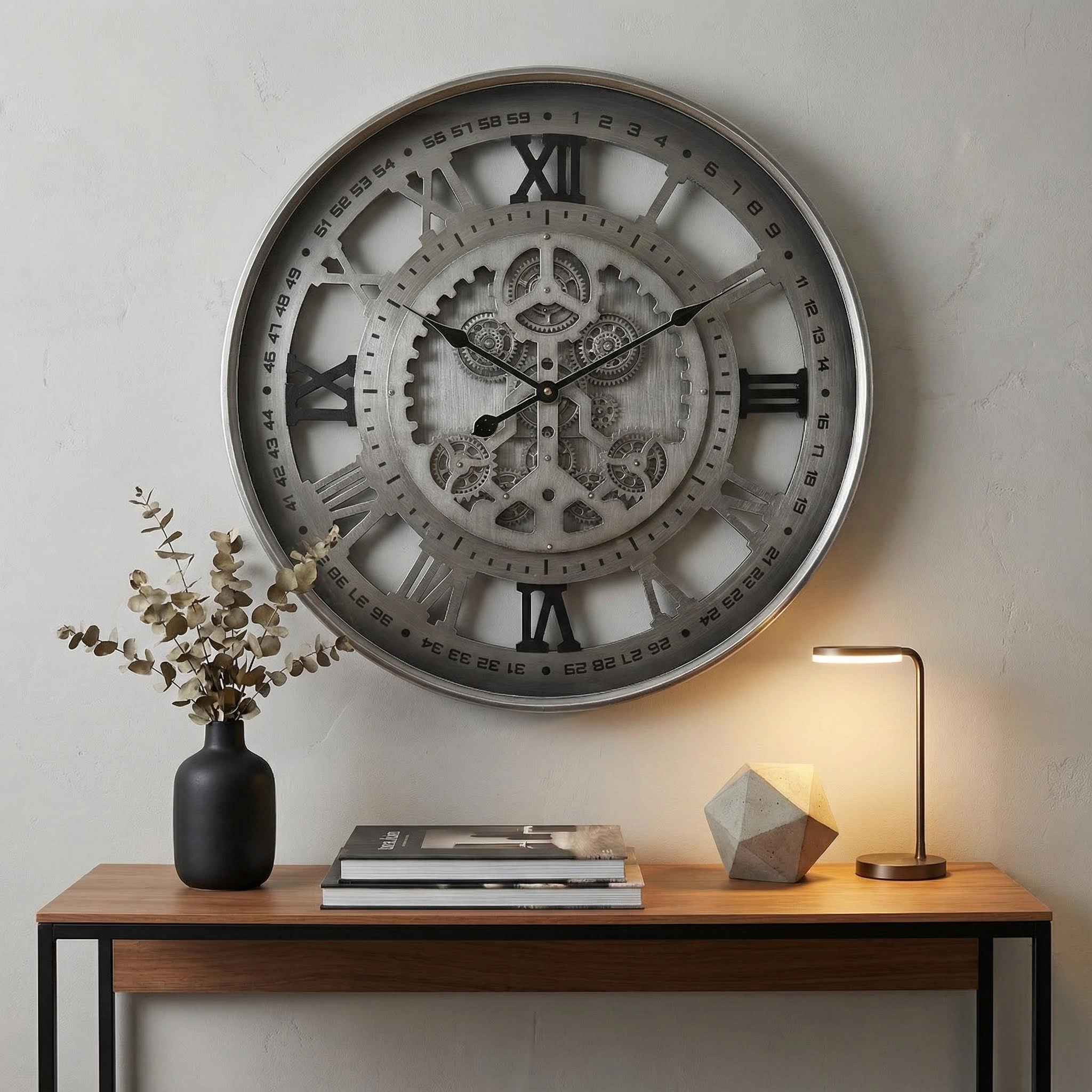 The Silver Chronometer Clock