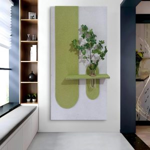 Minimalist Geometric Sandstone Wall Art