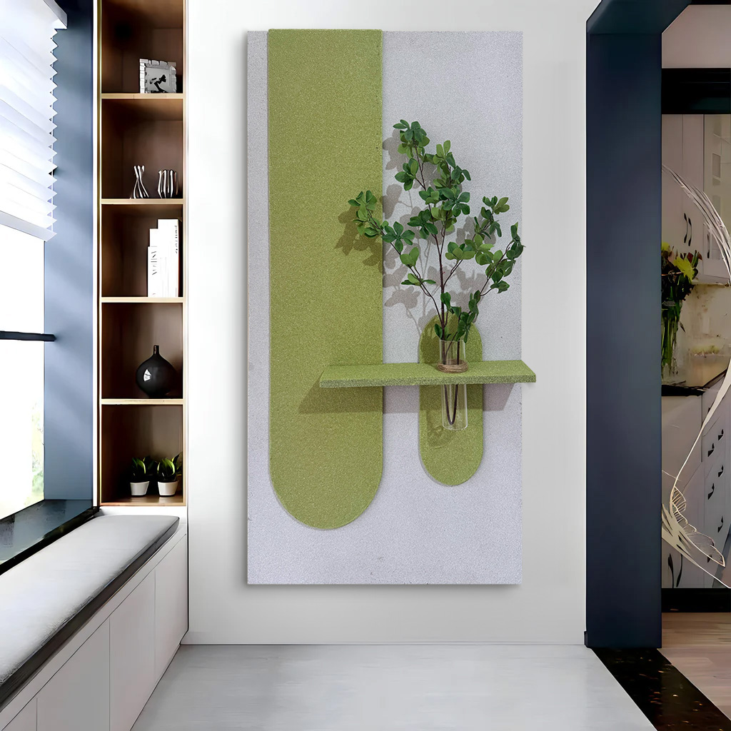 Minimalist Geometric Sandstone Wall Art