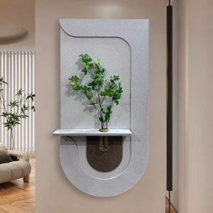 Modern U-Shaped Sandstone Wall Art