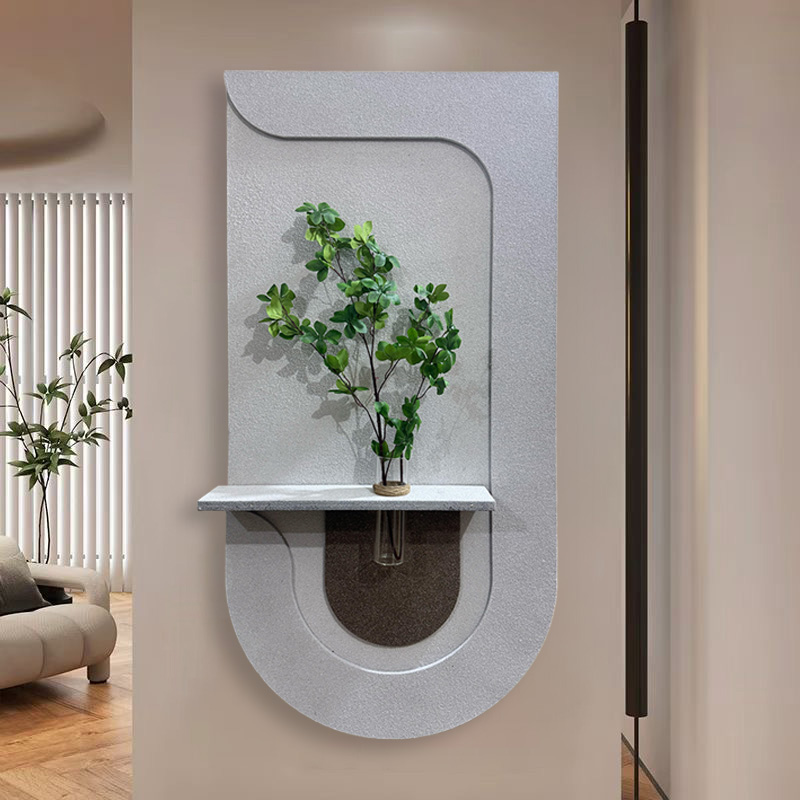 Modern U-Shaped Sandstone Wall Art