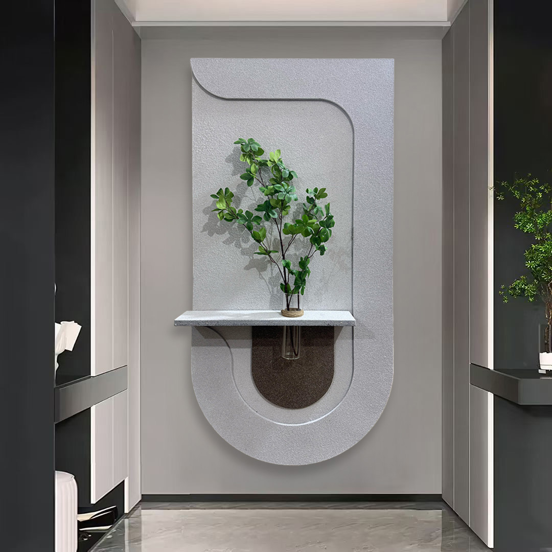 Modern U-Shaped Sandstone Wall Art - Image 2